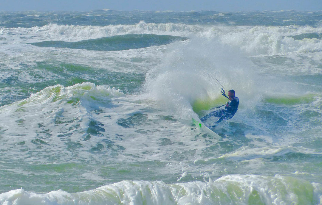 Pile kitesurfing Westtrand Sylt