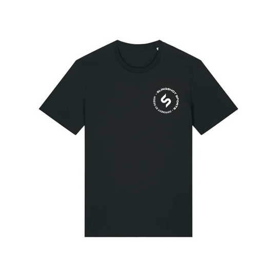 Slingshot T-Shirt Schwarz – Unisex Streetwear aus Bio-Baumwolle