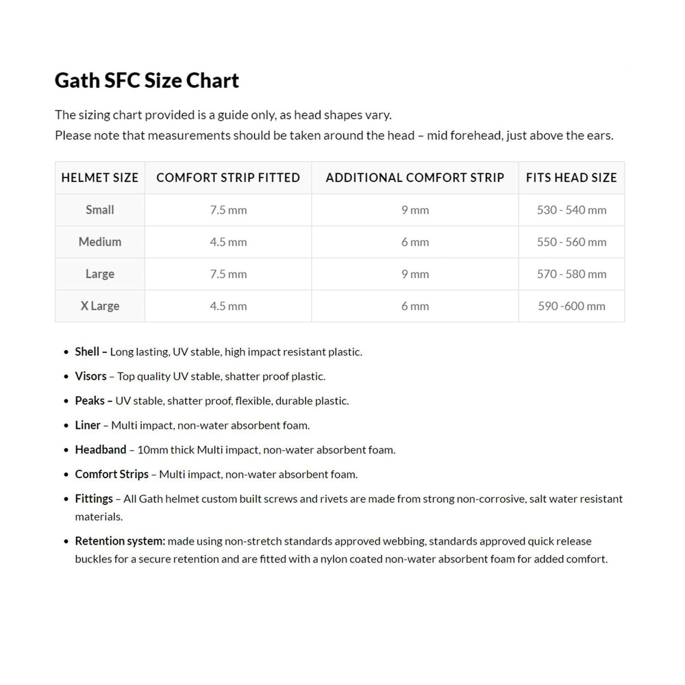 GATH Wassersport Helm SFC Convertible