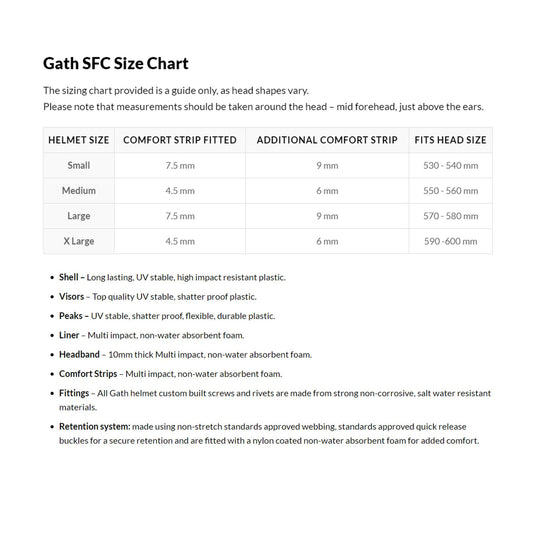 GATH Wassersport Helm SFC Convertible