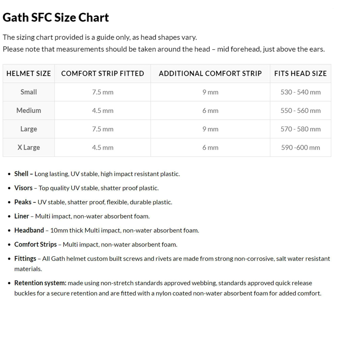 GATH Wassersport Helm SFC Convertible XS Gelb