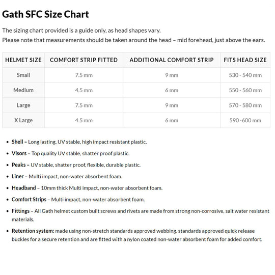 GATH Wassersport Helm SFC Convertible XS Gelb