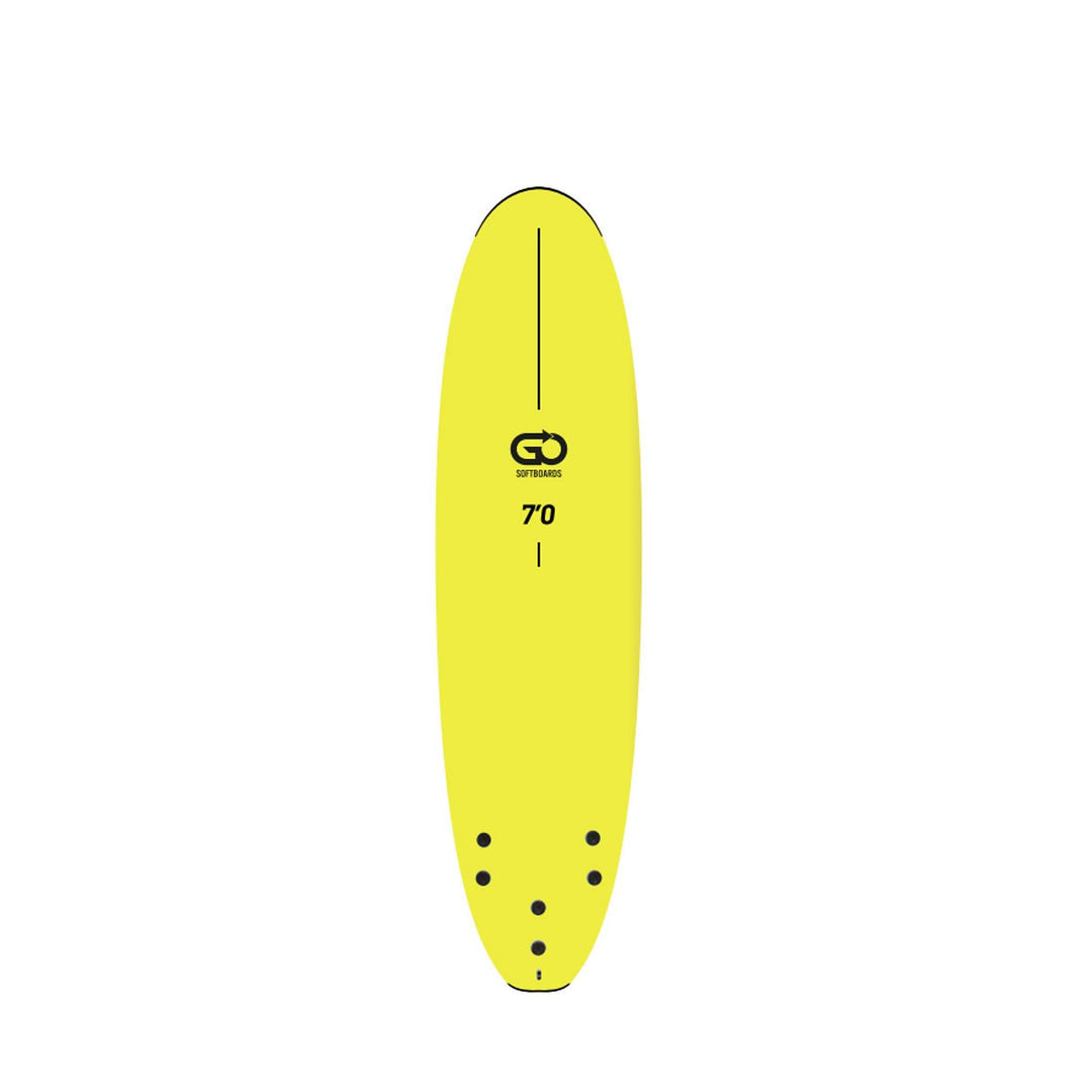 GO Surfboard School Safety Softboard 9.0 wide body Gelb