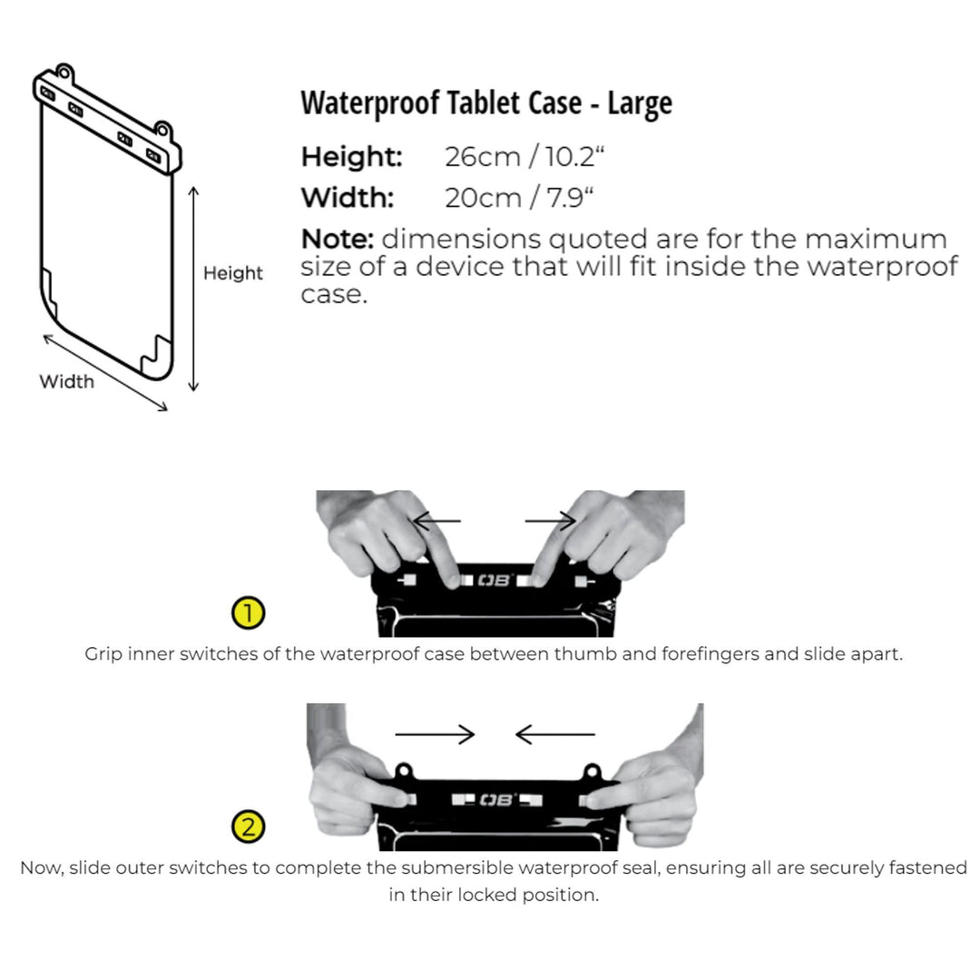 OverBoard wasserdichte iPad Tasche