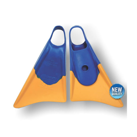 Bodyboard Flossen CHURCHILL Makapuu S Blau Gelb
