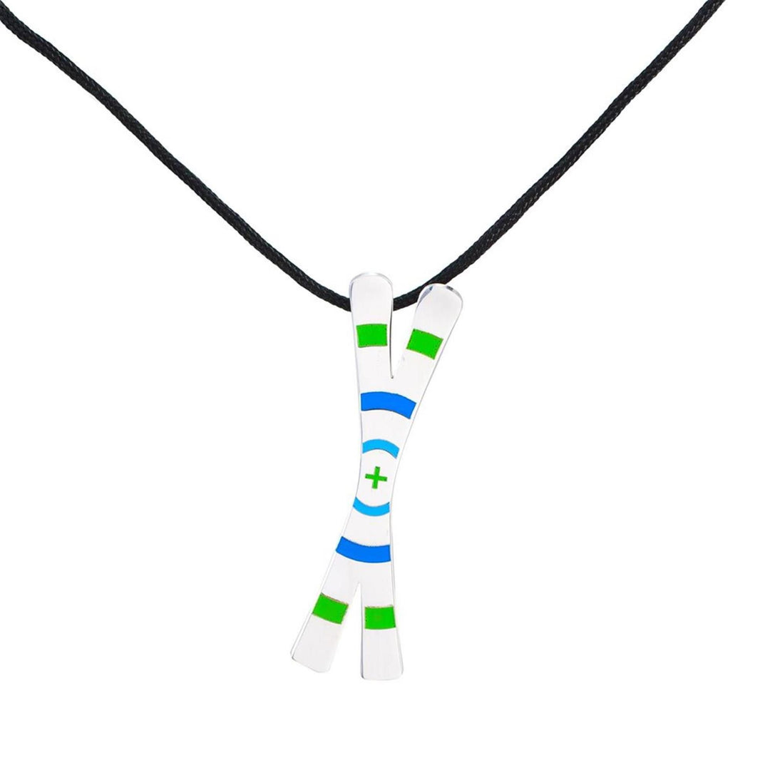 Silver+Surf Schmuck Ski Cross Circle Winter