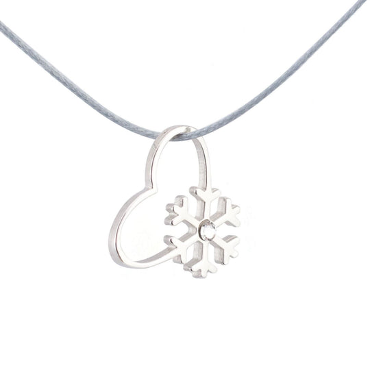 Silver+Surf Schmuck Schneeflocke Kristall