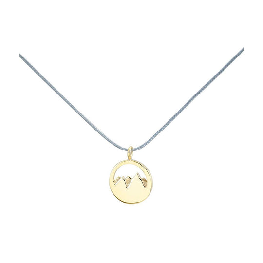 Silver+Surf Silber Schmuck Berg 3D S Gold