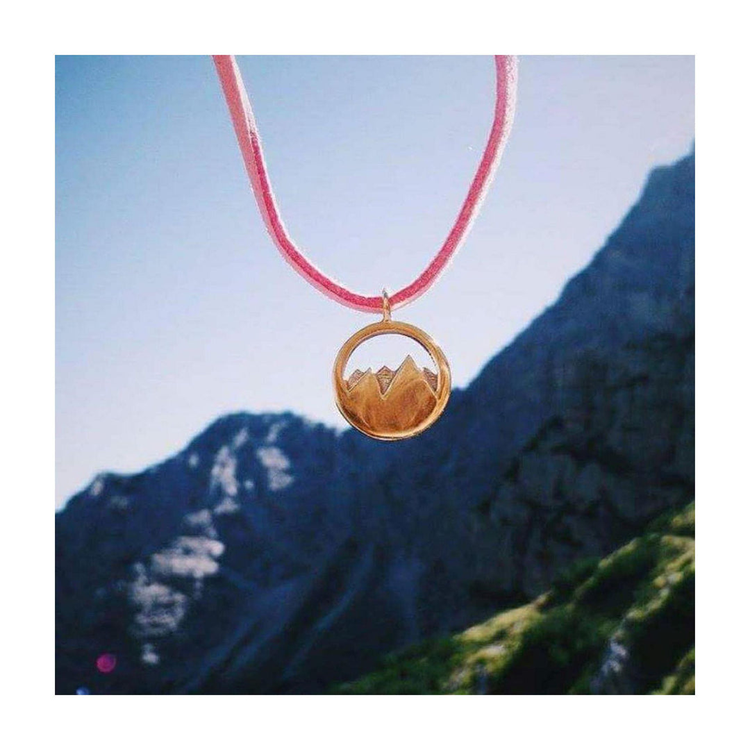 Silver+Surf Silber Schmuck Berg 3D S Gold