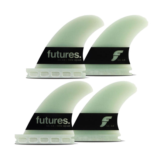 FUTURES Big Wave Quad Fin Set Gerry Lopez 4.00 G10 Grün