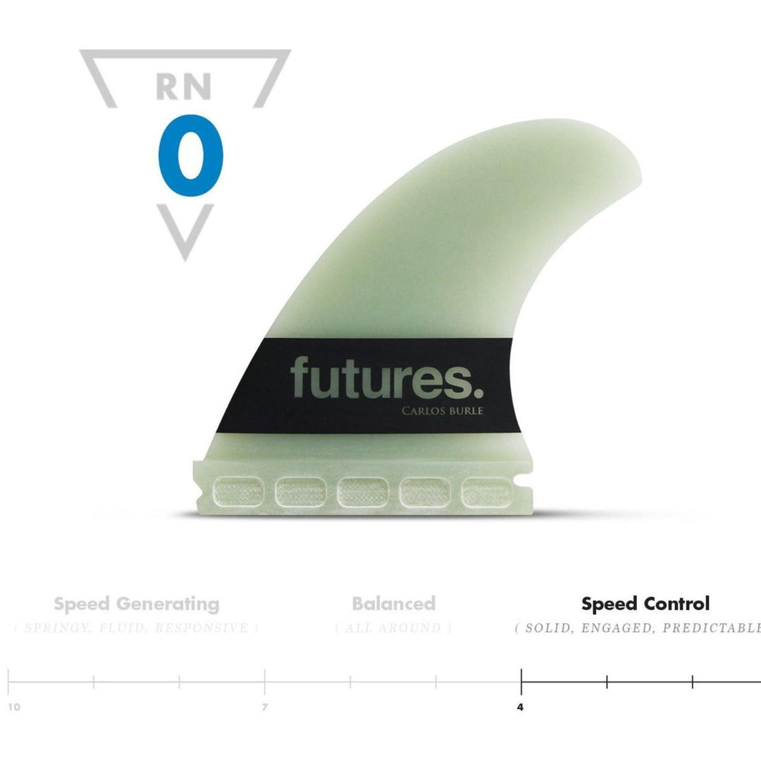 FUTURES Big Wave Thruster Fin Set Carlos Burle