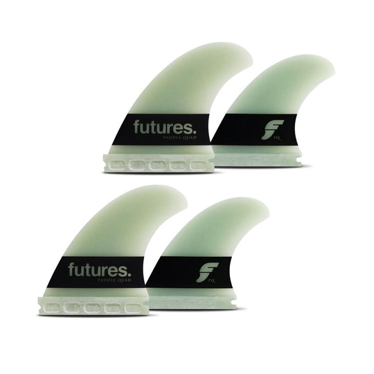 FUTURES Big Wave Quad Fin Set Paddle Gun G10 N/A Grün