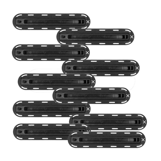 FUTURES Finbox F1 ILT 3/4 Inch Schwarz 10 Stück