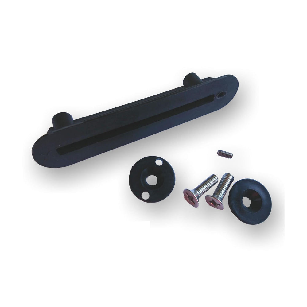 FUTURES Finbox für Softboards 3/4 Inch 10 Stk Schwarz