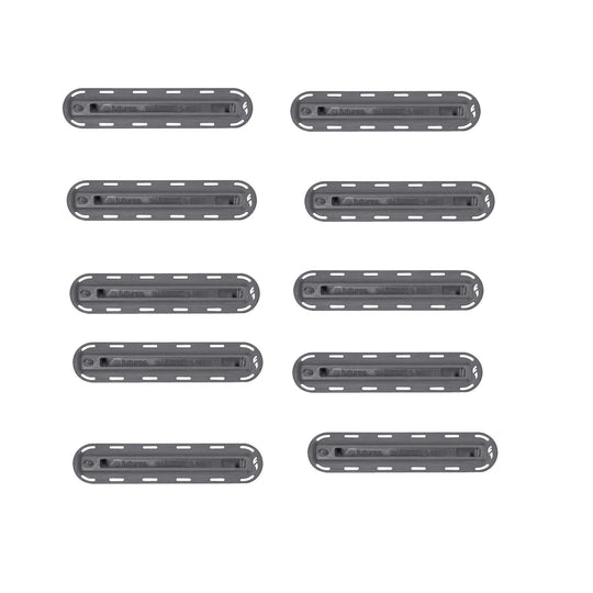 FUTURES Finbox F2 ILT 1/2 Inch Graphite 10 Stück Grau