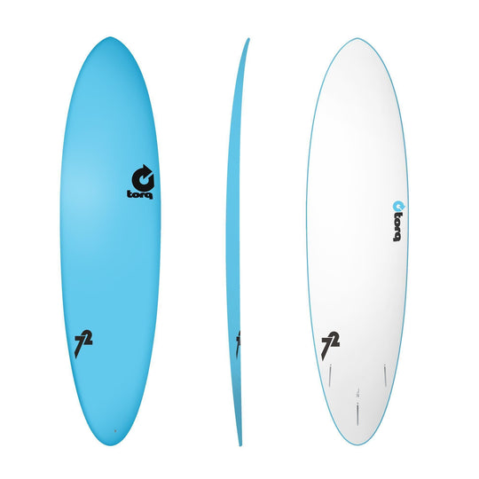 Surfboard TORQ Softboard 7.6 Funboard Blau