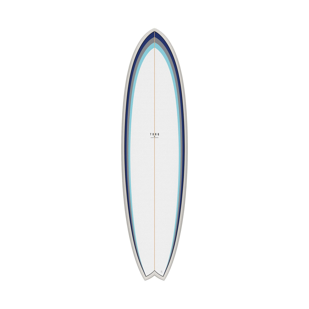 Surfboard TORQ TET 7.2 MOD Fish Classic 3.0 x 22 1/2 53 Weiss