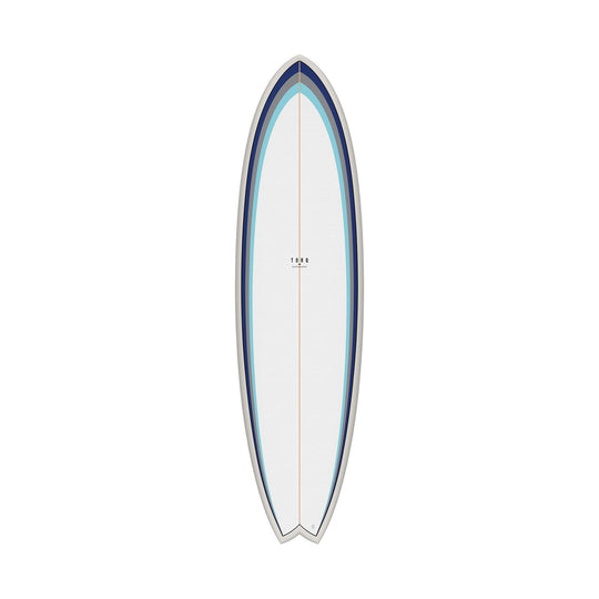 Surfboard TORQ TET 7.2 MOD Fish Classic 3.0 x 22 1/2 53 Weiss