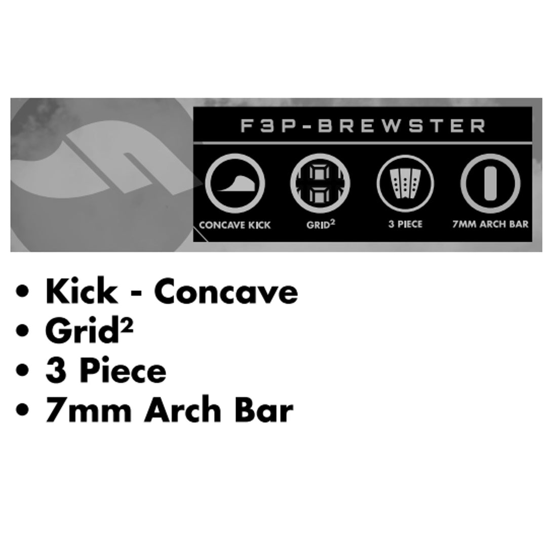 Futures Traction Pad Surfboard Footpad Brewster