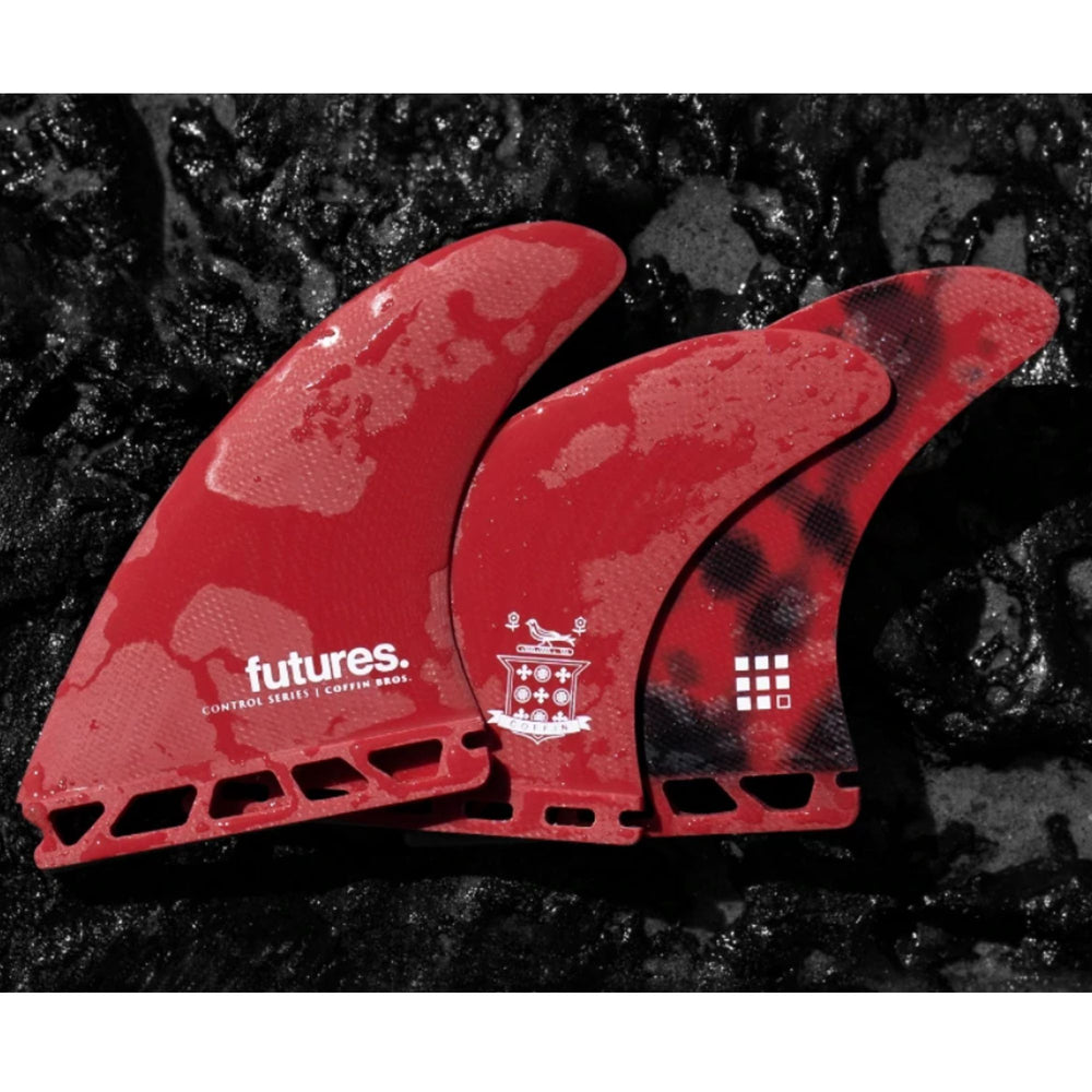 FUTURES Thruster Fin Set Coffin Bros Control
