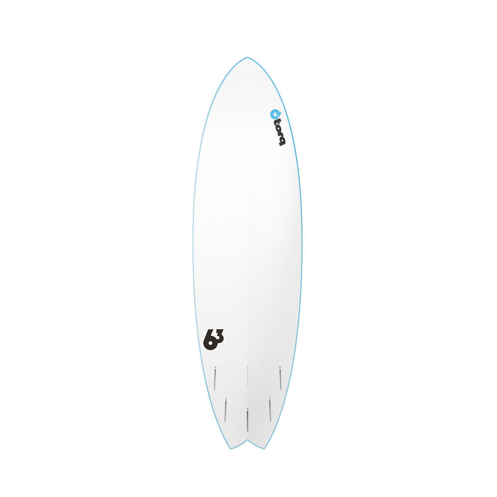 Surfboard TORQ Softboard 7.2 Mod Fish Blau