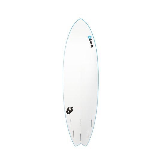 Surfboard TORQ Softboard 7.2 Mod Fish Blau