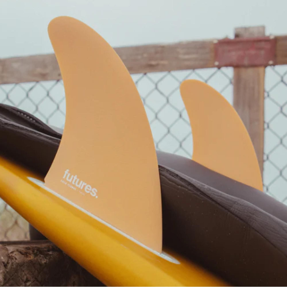 FUTURES Twin Fin Set Zack Flores fiberglass