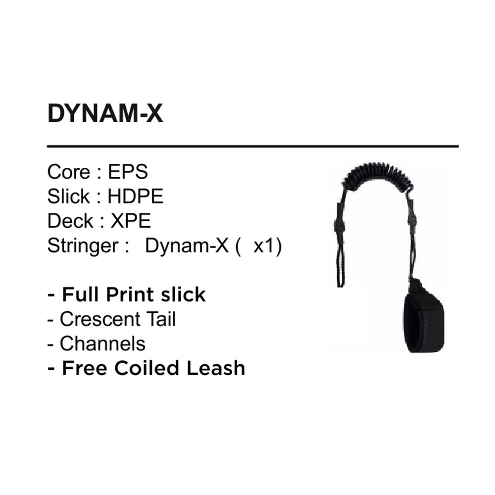 FLOOD Bodyboard Dynamx Stringer 42 Rot Palm II