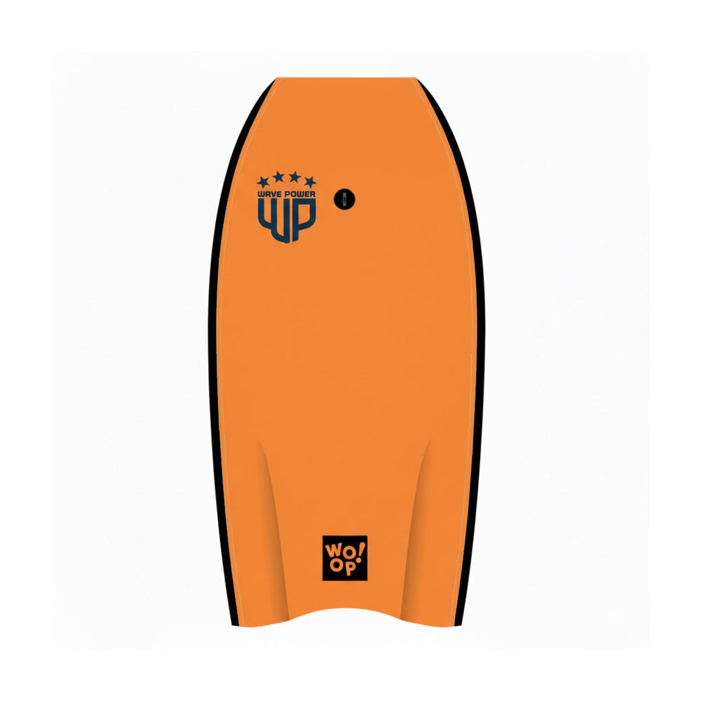 Wave Power Bodyboard Woop 42 Charcoal Aqua Grau