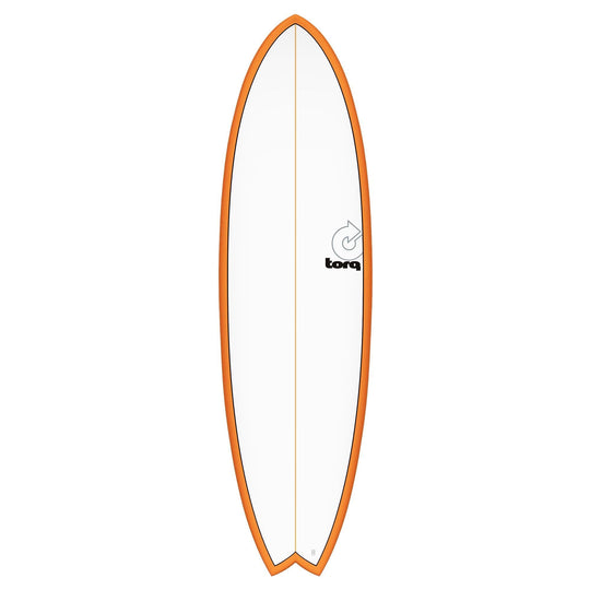 Surfboard TORQ TET 6.6 MOD Fish OrangeRail