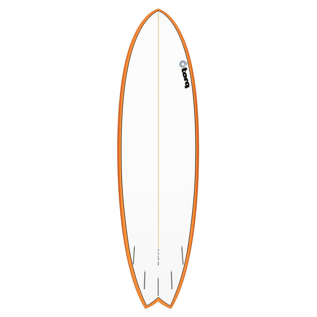 Surfboard TORQ TET 6.6 MOD Fish OrangeRail