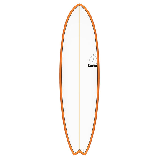 Surfboard TORQ TET 7.2 MOD Fish Orange Rail
