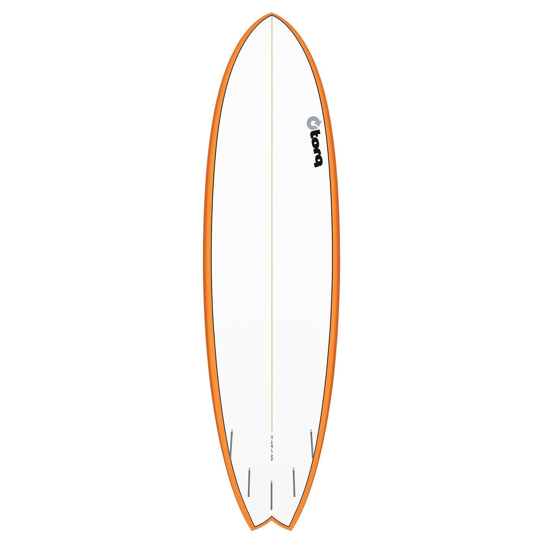 Surfboard TORQ TET 7.2 MOD Fish Orange Rail