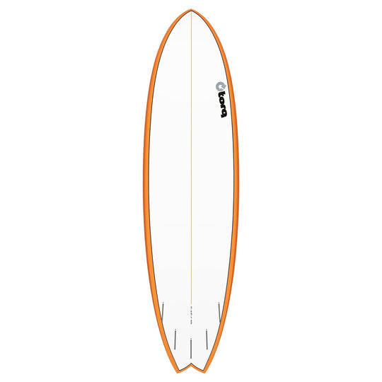 Surfboard TORQ TET 7.2 MOD Fish Orange Rail