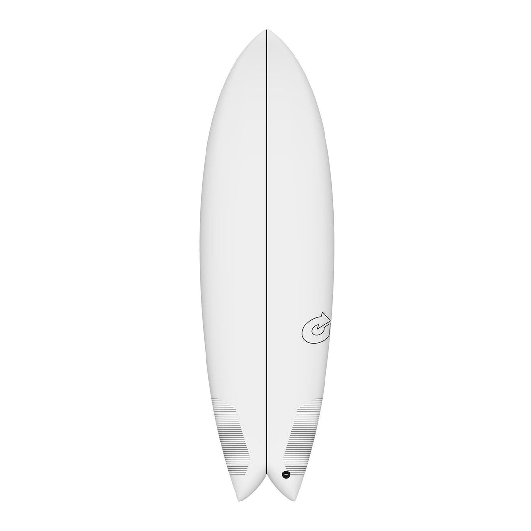 Surfboard TORQ TEC Twin Fish 6.6 Rail Türkis