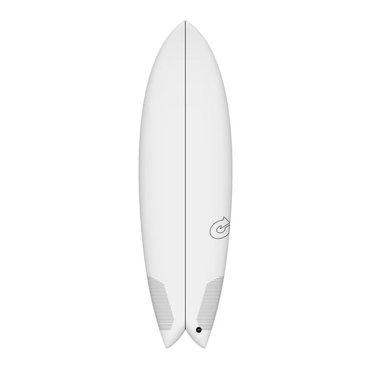 Surfboard TORQ TEC Twin Fish 6.6 Rail Türkis
