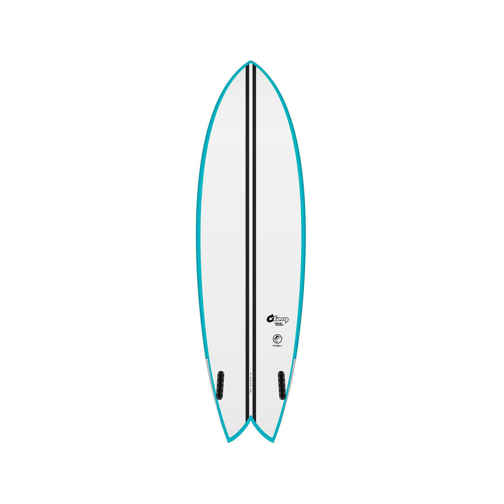 Surfboard TORQ TEC Twin Fish Teal