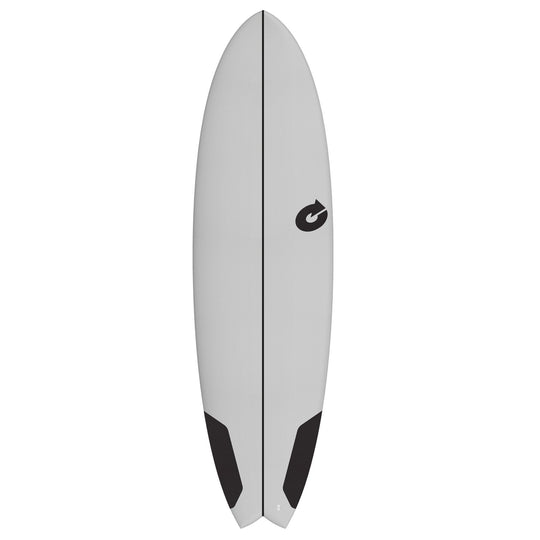 Surfboard TORQ Softboard EVA 7.2 MOD Fish Grau