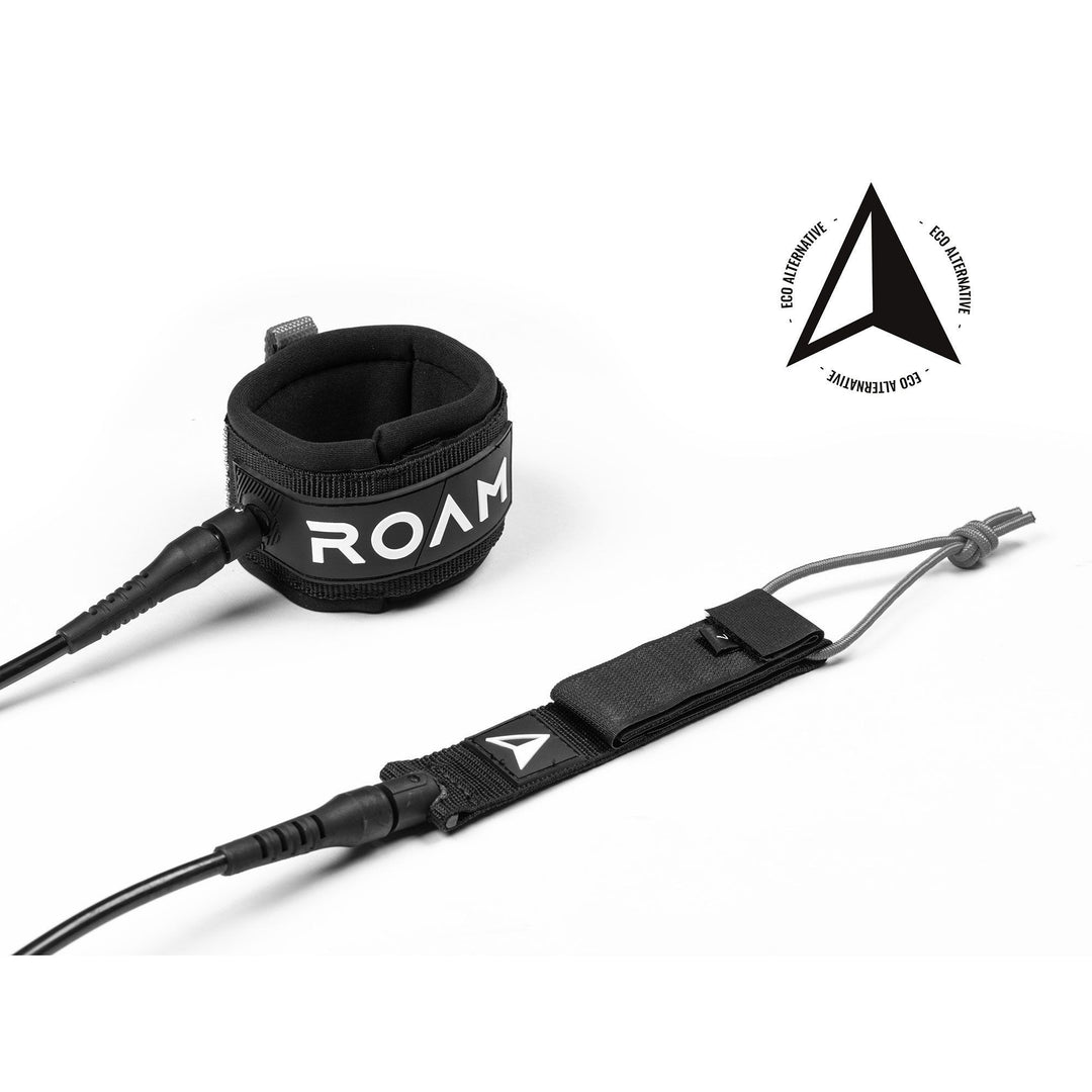 ROAM Surfboard ECO Leash Recycelt Knie