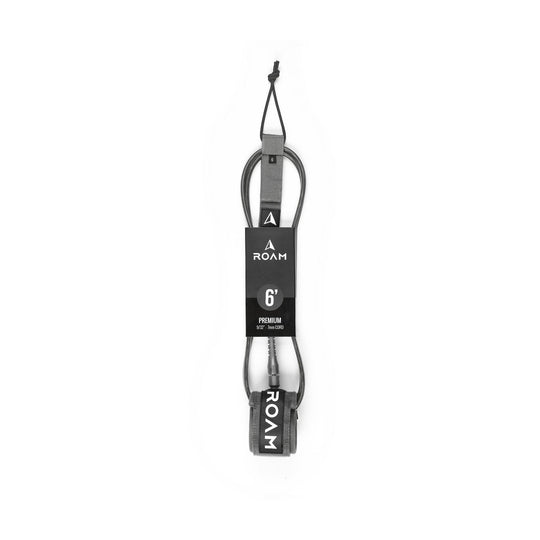 ROAM Surfboard Leash Premium Gray