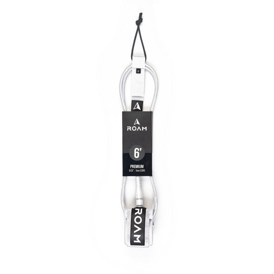 ROAM Surfboard Leash Premium 9.0 Weiss