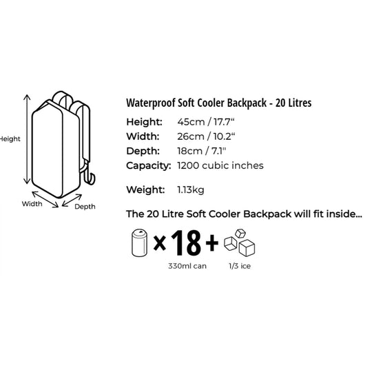 OverBoard Soft Cooler Rucksack Kühltasche