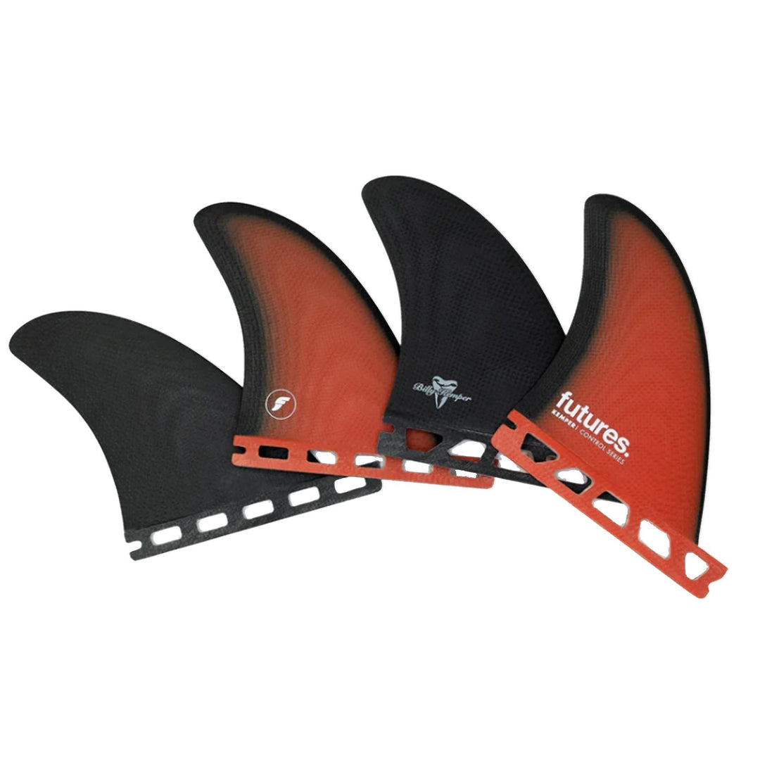 Futures Quad 4 Fin Set Billy Kemper Fiberglass
