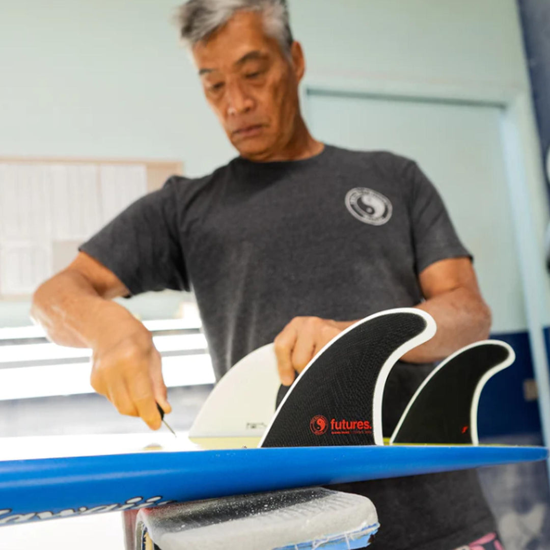 FUTURES Thruster Fin Set Glenn Pang Fiberglass