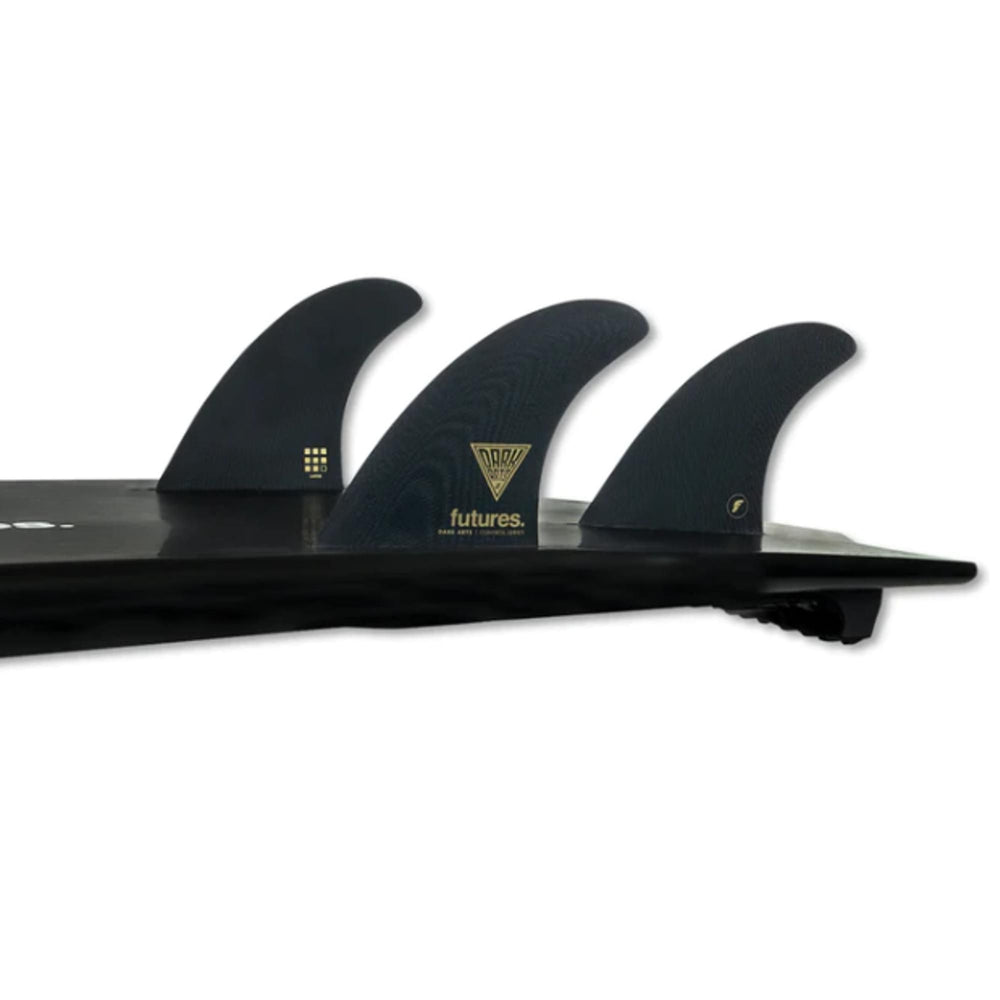 FUTURES Thruster Fin Set Dark Arts Fiberglass