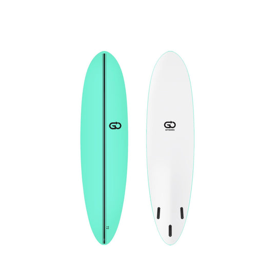 GO Softboard 7.2 Surf Range Soft Top Surfboard Grün