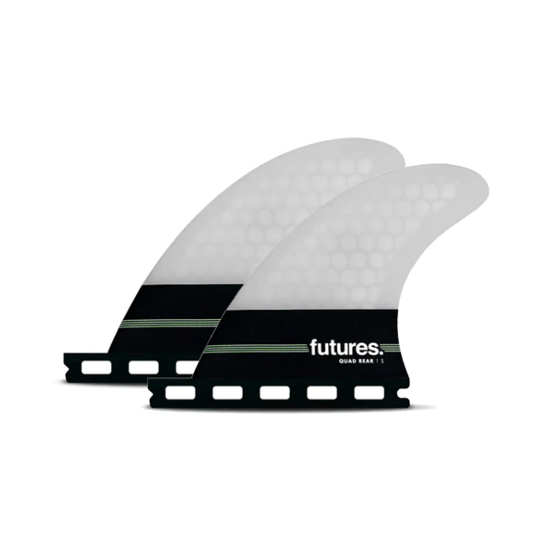 FUTURES Quad Rear 2 Fin Set Honeycomb Grey