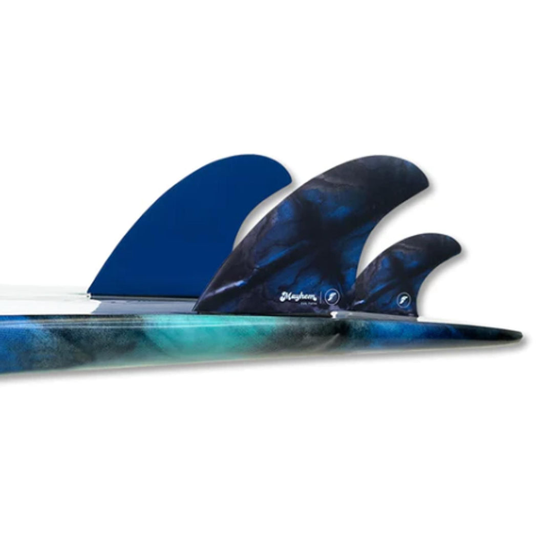 FUTURES Twin+1 Fin Set Mayhem Evil Honeycomb