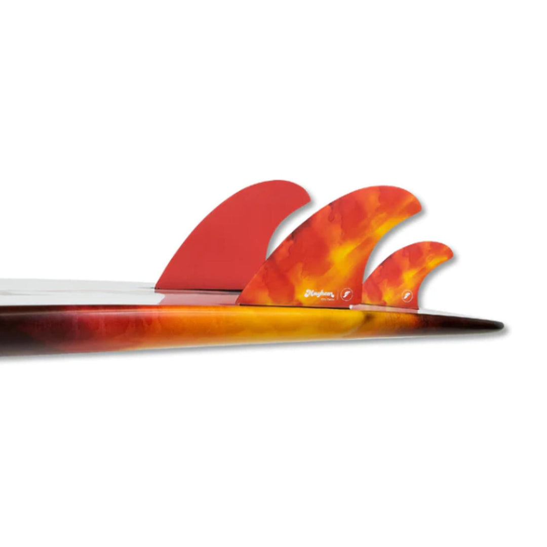 FUTURES Twin+1 Fin Set Mayhem Evil Honeycomb