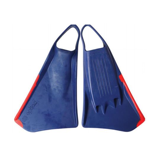 Bodyboard Flossen OPTION MK2 L 45-46 Blau Rot